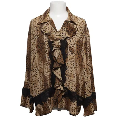 Bluse (Brun, Sort) fra Kriss Polyester