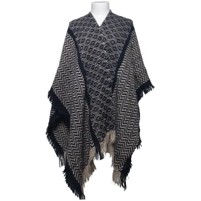 Poncho (Bleu, Beige) de October