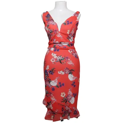 Klänning (Röd, Flerfärgad) från WalG Elastan, Polyester