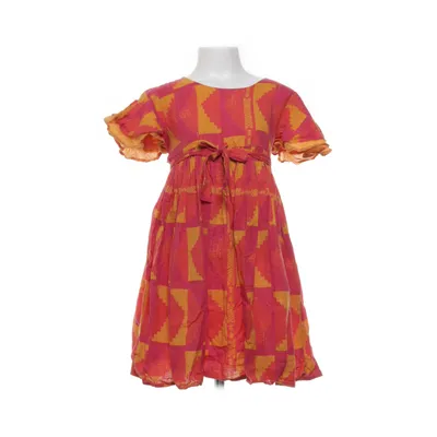 Klänning (Röd, Orange, Flerfärgad) från Fabindia Bomull