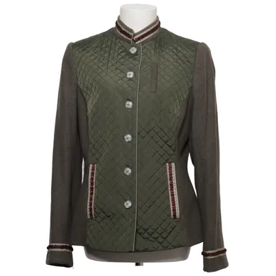 Jacket (Green, Gray) from Krüger Polyester, Wool
