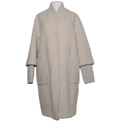 Manteau (Beige) de Peserico Cachemire, Polyamide, Laine