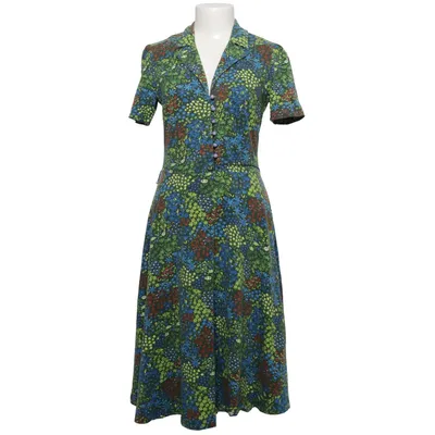 Jurk (Blauw, Groen, Meerkleurig) van Wow To Go Katoen, Elastaan, Modal