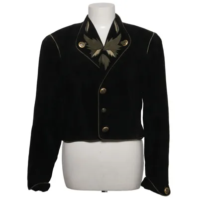 Leather jacket (Black) from Giorgio Mobiani Acetate