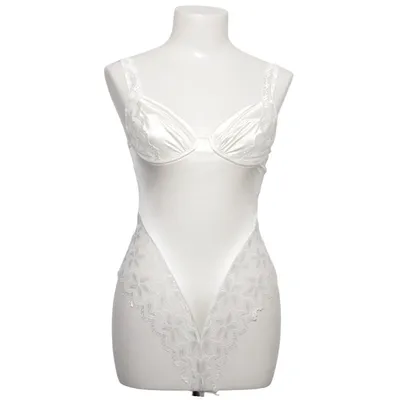 Body (Wit) van Gina Tricot Elastaan, Polyamide