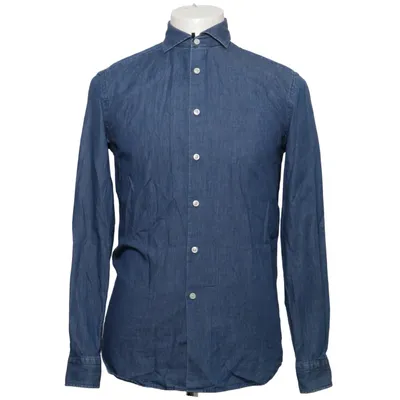 Denim blouse (Blauw) van Pour Homme Katoen