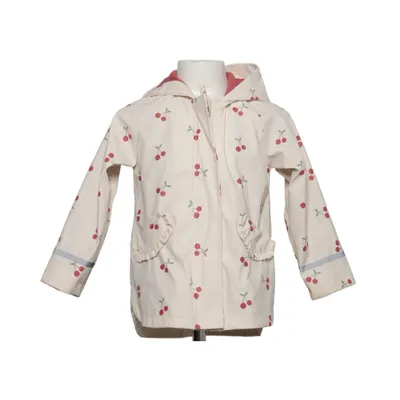 Regenjacke (Beige, Rot) von Kaxs by KappAhl Polyester, Polyurethan, Viskose
