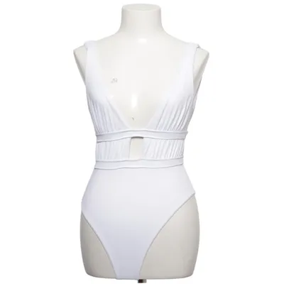 Maillot de bain une pièce (Blanc) de ASOS Swim Élasthane, Polyamide, Polyester