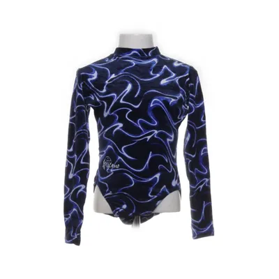 Gymnastikdräkt (Blå, Vit, Svart) från Milano Elastan, Nylon