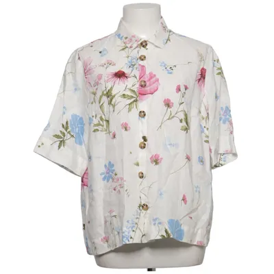 Korte mouwen shirt (Wit, Meerkleurig) van Franco Callegari Linnen