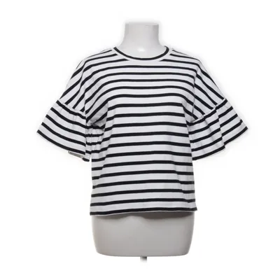 T-shirt (Vit, Svart) från Armedangels Elastan, Ekologisk bomull