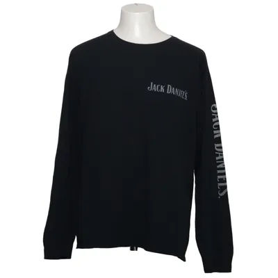 Long sleeve T-shirt (Black) from Jack Daniels Cotton
