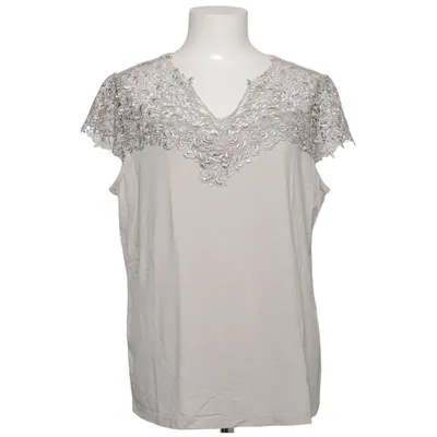 Top (Grijs) van Alessa W Collection Elastaan, Polyester, Viscose