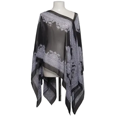 Poncho (Schwarz, Grau) von Modes Stockholm