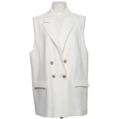 Gilet (Wit) van Xandres Gerecycled polyester, Viscose