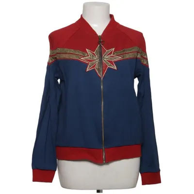 Sweatshirt (Bleu, Rouge, Or) de Marvel Coton, Élasthane, Polyamide, Viscose