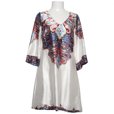 Robe (Blanc, Multicolore) de Amy's Stories Polyester