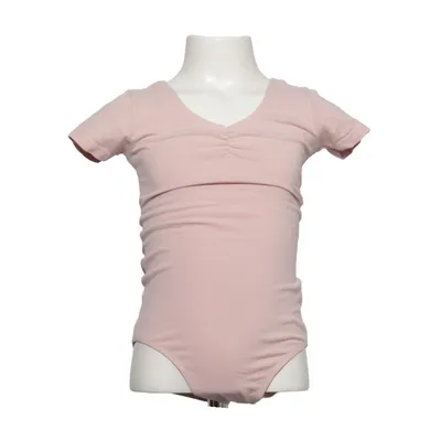 Gymnastics leotard (Pink) from Sansha Cotton, Elastane
