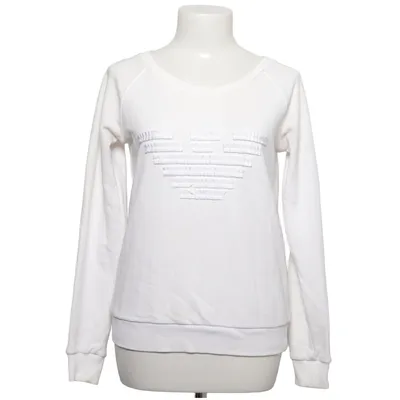 Sweatshirt (Blanc) de Armani Jeans Coton, Élasthane, Polyester