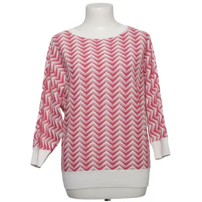 Sweater (Pink, White) from Yaya Women Cotton, Polyester