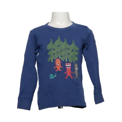 Long sleeve T-shirt (Blue, Multicolored) from Polarn O. Pyret Cotton
