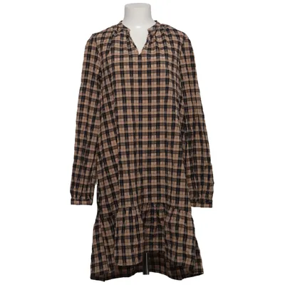 Robe (Beige, Noir) de MSCH Copenhagen Coton, Polyamide, Polyester