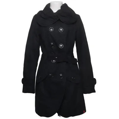 Trenchcoat (Svart) från ESPRIT Bomull, Polyamid