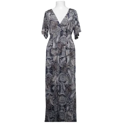 Långklänning (Blå, Grå, Brun, Vit, Flerfärgad) från Mississippi Elastan, Polyester