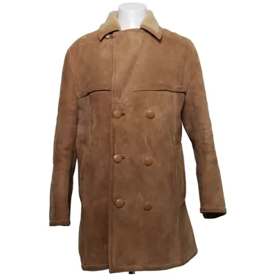 Shearlingjacka (Brun, Beige)