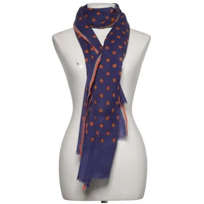 Schal (Blau, Orange) von Épice Wolle