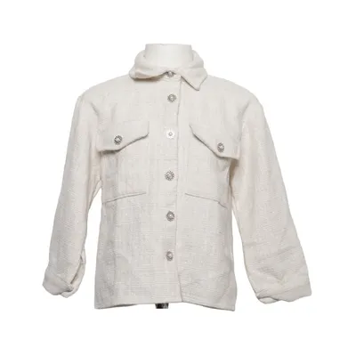 Surchemise (Blanc) de LC Waikiki Acrylique, Coton, Fibre métallique, Polyamide, Polyester, Viscose, Laine