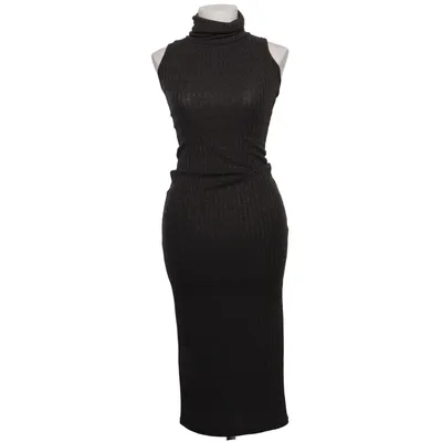 Turtleneck dress (High Neck Rib Detailed Midi Dress) from Rebecca Stella Elastane, Polyester