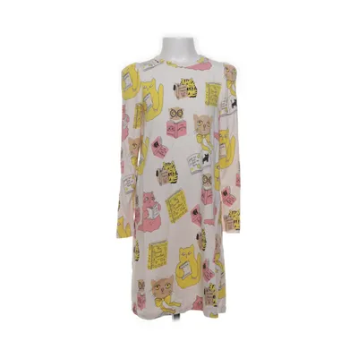 Klänning (Vit, Gul, Rosa, Flerfärgad) från Mini Rodini Elastan, Ekologisk bomull