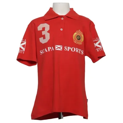 Polo (Rouge) de Scapa Sports Coton