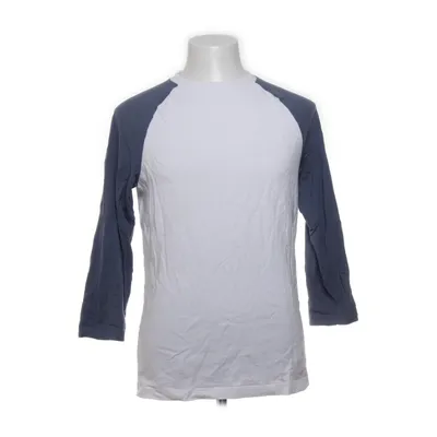 Baseballtröja (Vit, Blå) från New Garments Bomull