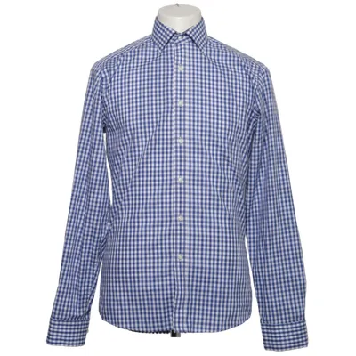 Shirt (Blauw, Wit) van Seven Seas Katoen