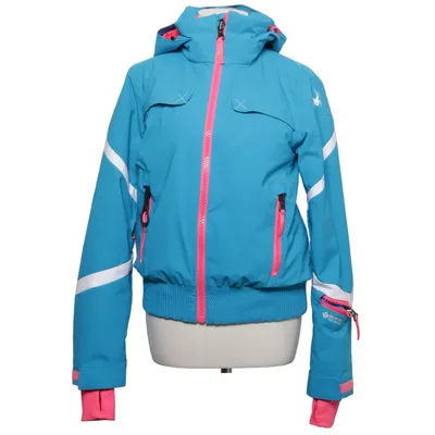 Skijakke (Blå, Pink, Hvid) fra Spyder Elastan, Polyamid, Polyester