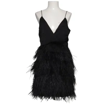 Robe (Noir) de Twinset Plume d'autruche, Viscose