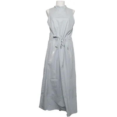 Maxi jurk (Blauw, Wit) van Hugo Boss Katoen, Elastaan