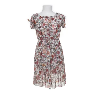 Dress (White, Multicolored) from Zauberstern Polyester