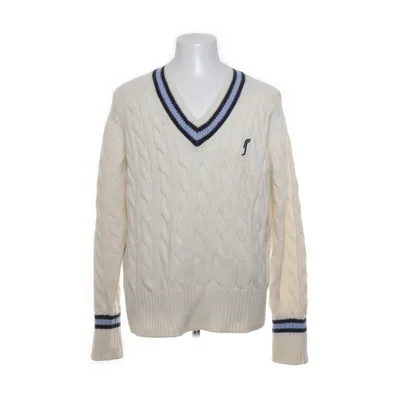 Pull-over (Blanc, Bleu) de RS Sports Acrylique, Polyester, Laine