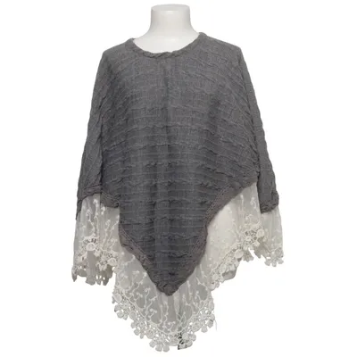 Poncho (Nilla Poncho) van Rosebud Acryl, Katoen, Polyamide, Polyester