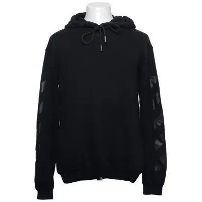 Huvtröja (Svart) från Off-White Bomull, Elastan
