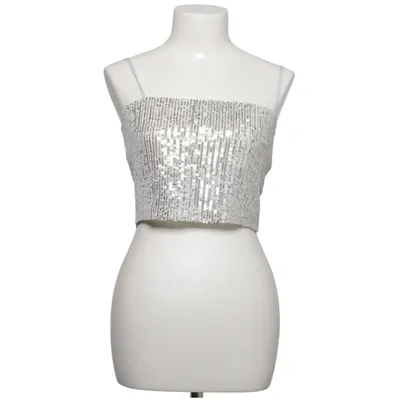 Crop top (Argent) de Josefine HJ x NA-KD Polyester
