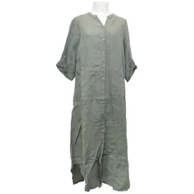 Robe chemise (Vert) de Polita Lin