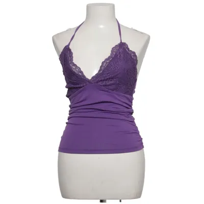 Haut (Violet) de Romwe Coton, Élasthane