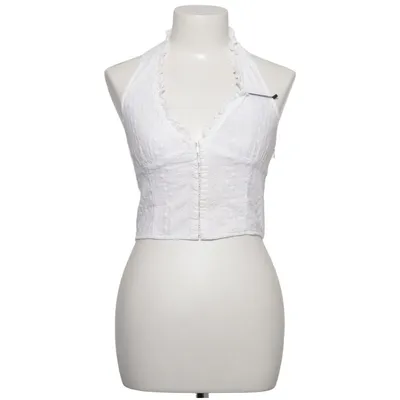 Halter neck top (White) from Ninety-9 Cotton