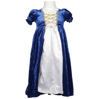 Maskeradkläder (Blå, Vit, Guldfärgad) från Den Goda Fen Polyester