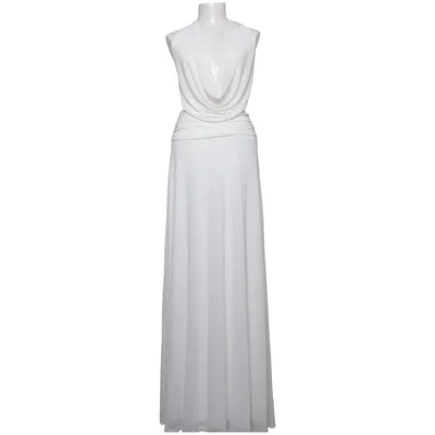 Aftenkjole (Hvid) fra Fashion Nova Elastan, Polyester