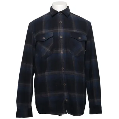 Flanellskjorta (Blå, Grå) från Pre End Bomull, Polyester